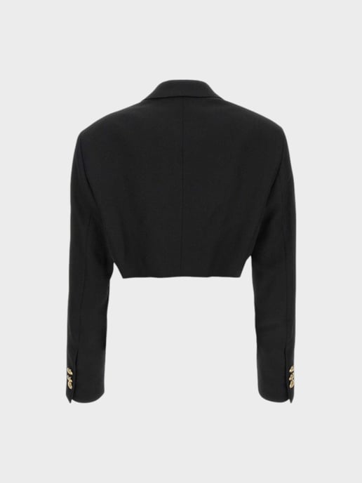 Blazer Corto Palm Angels Negro Dorado - Image 2