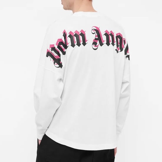 Camiseta con logo doble clásico de Palm Angels con estilo largo - Image 3