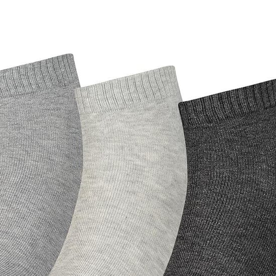 Puma Unisex Adult Quarter Training Ankle Socks (Pack of 3) (Grey) - Image 3