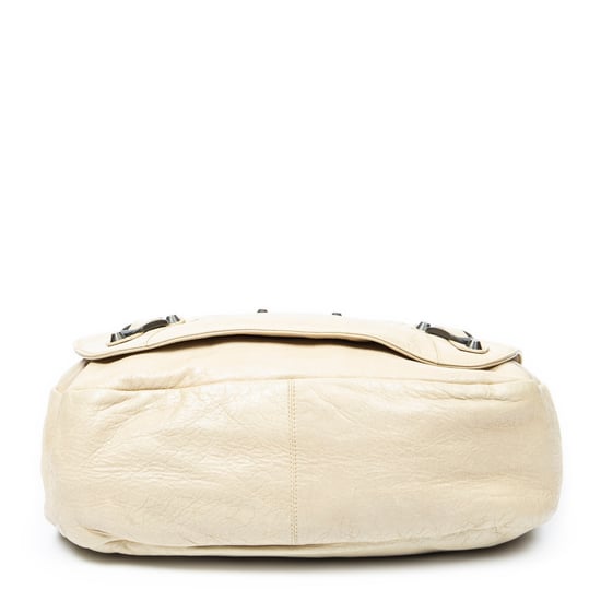 Balenciaga Folk Messenger en Beige Piel de becerro - Image 6