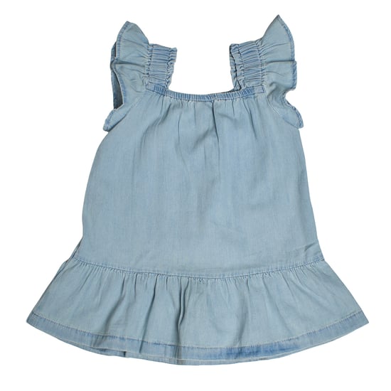 Conjunto de 2 Piezas Vestido Vaquero y Braguita 602112 para Bebé Niña - Image 3
