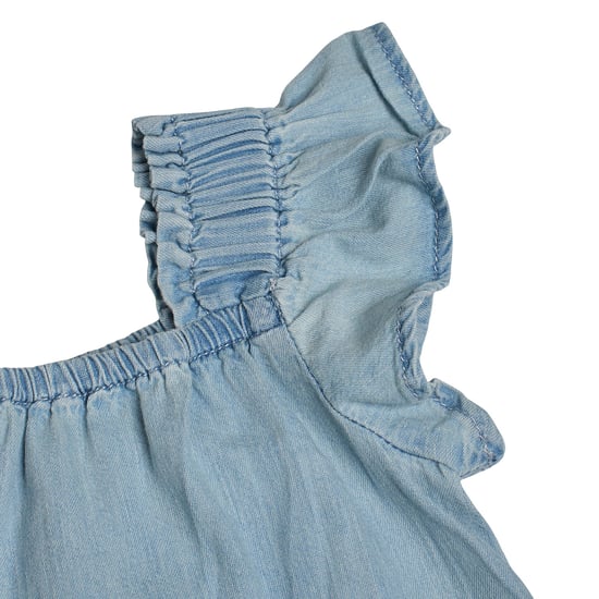 Conjunto de 2 Piezas Vestido Vaquero y Braguita 602112 para Bebé Niña - Image 4