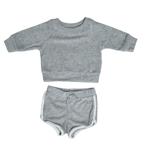 Conjunto de Sudadera y Pantalón Corto de Felpa 869467 para Bebé Niño - Image 1