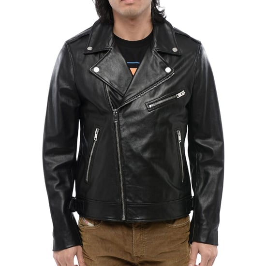Chaqueta De Cuero Negra Diesel L-garrett-r - Image 1