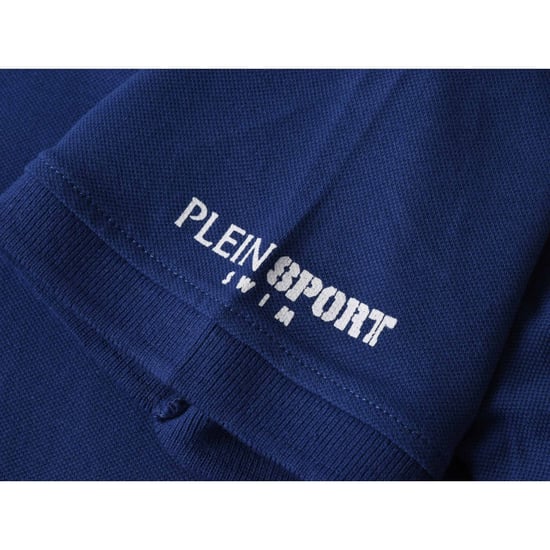 Polo Azul Marino Con Logotipo Pequeño De Plein Sport - Image 3