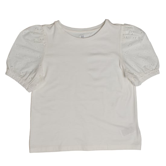 Camiseta con Mangas Abullonadas Bordadas 601395 para Niña - Image 1