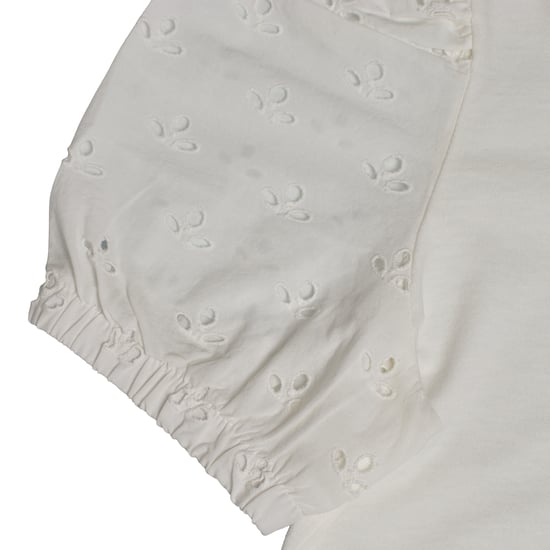 Camiseta con Mangas Abullonadas Bordadas 601395 para Niña - Image 6