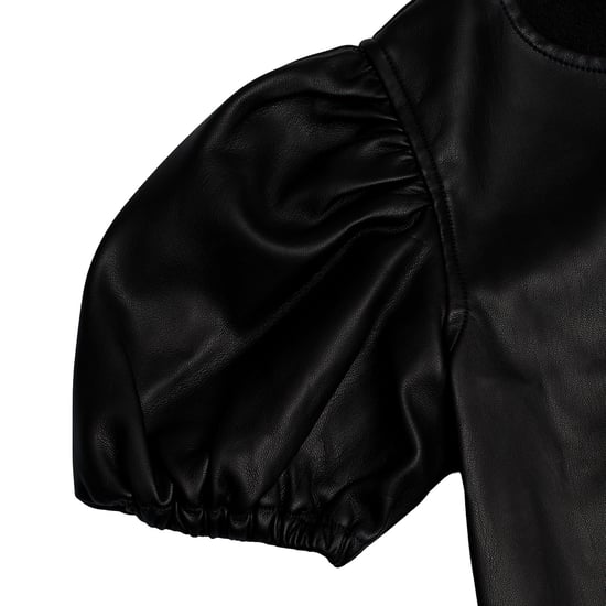 Vestido Efecto Piel con Mangas Abullonadas 786914 para Niña - Image 2