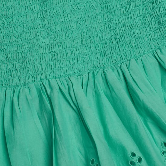 Blusa Corta con Ojales Bordados 557992 para Niña - Image 4