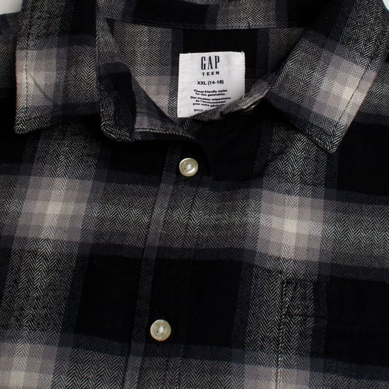 Camisa de Cuadro Overzise Manga Larga 450480 para Niña - Image 2