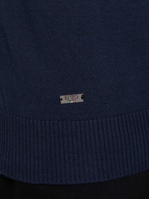 Enzo Milano | Jersey de punto con media cremallera para hombre - Image 4