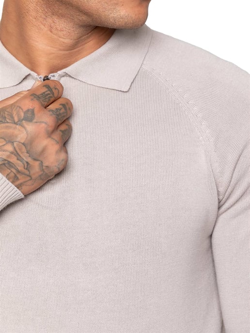 Enzo Milano | Jersey Polo con Cremallera a Mitad para Hombre - Image 2