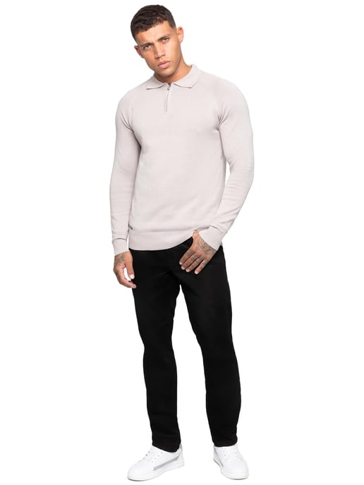 Enzo Milano | Jersey Polo con Cremallera a Mitad para Hombre - Image 4