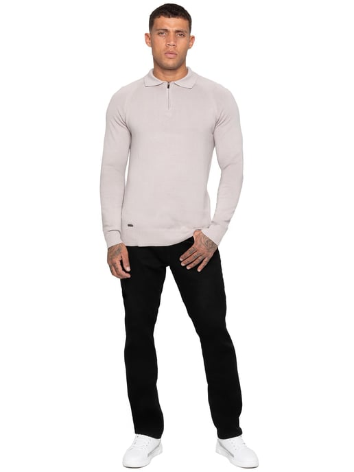 Enzo Milano | Jersey Polo con Cremallera a Mitad para Hombre - Image 5