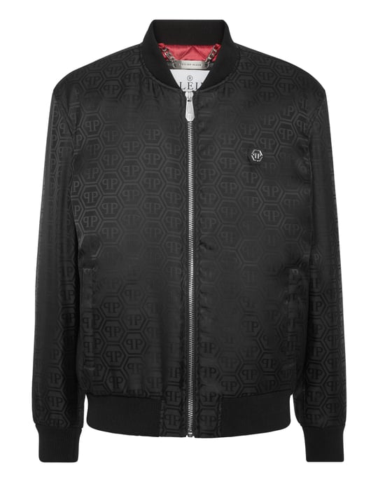 Nylon Bomber Jacquard Monogram - Image 1