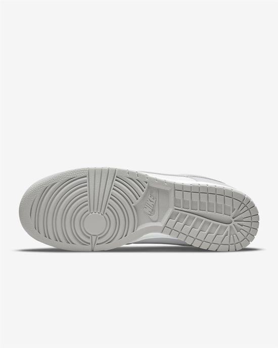 Nike Dunk Low Retro Trainers White/Grey Fog - Image 2