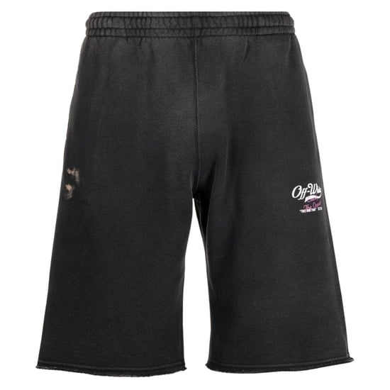 Pantalones Cortos Deportivos Off-white Wave Off Negros - Image 1