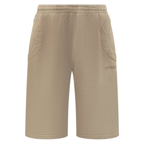 Pantalones Cortos Deportivos Off-white Laundry Circle En Beige - Image 1