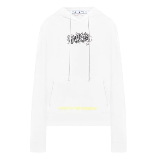 Sudadera Con Capucha Entallada Off-white Graffiti Layerz Blanca - Image 1