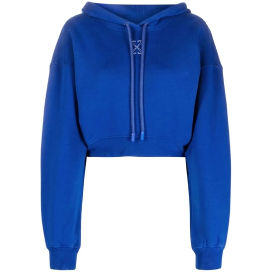 Sudadera Con Capucha Corta Off-white Embr Mini Arrow Azul - Image 1
