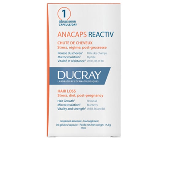 Anacaps Reactiv Complemento Alimenticio Caída Del Cabello Reaccional - Image 1