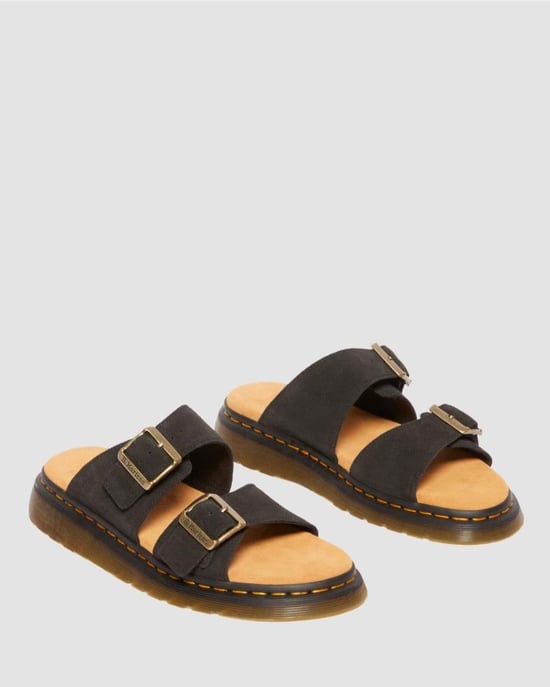 Sandalias de Suede Negro Josef EH de Dr. Martens - Image 1
