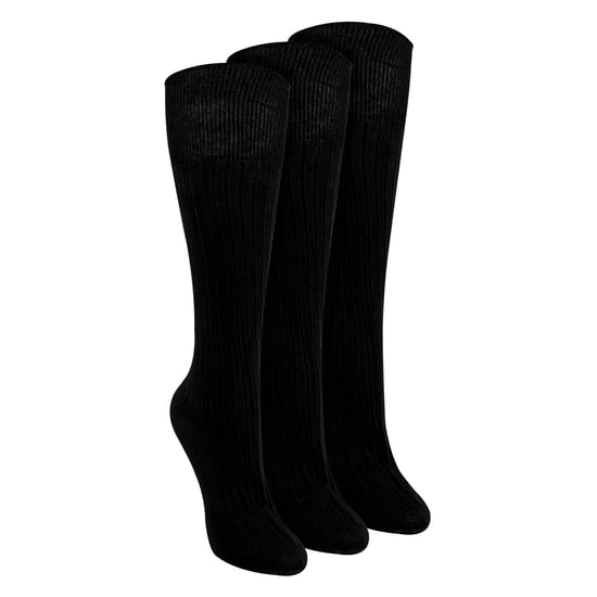Paquete de 3 Medias de Dama hasta la Rodilla 100% Algodón Suaves y Transpirables - Image 1