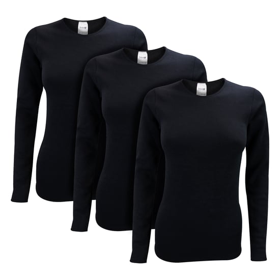 Paquete de 3 Camisetas Térmicas de Manga Larga para Dama para Invierno - Image 1