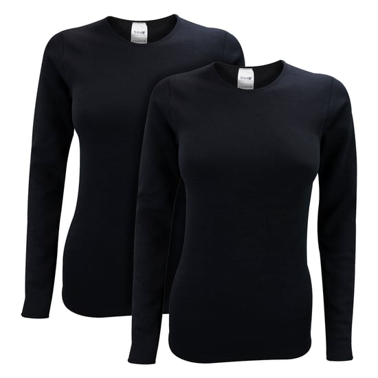 Pack de 2 camisetas térmicas de manga larga para mujer para invierno - Image 1