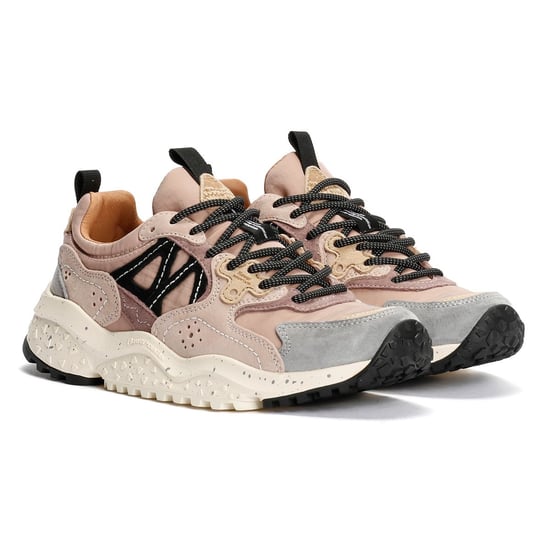Zapatillas Mujer Flower Mountain Solin Gris/Rosa Suave - Image 1