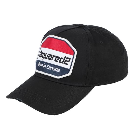 Gorra Negra Con El Logotipo De Born In Canada De Dsquared2 - Image 1