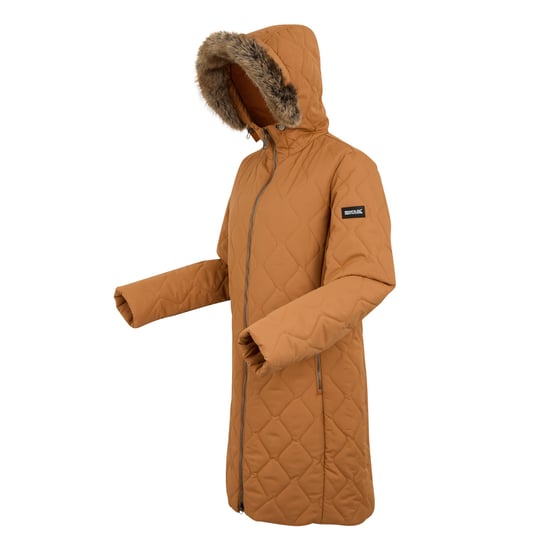 Regatta Womens/Ladies Fritha III Insulated Parka (Bran Brown) - Image 3