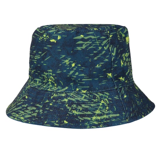 Regatta Childrens/Kids Scratch Reversible Bucket Hat (Piquant Green/Moroccan Blue) - Image 3