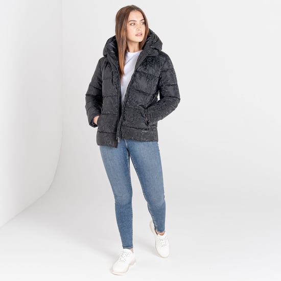 Dare 2B Womens/Ladies Influence Swarovski Padded Jacket (Black) - Image 5