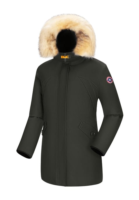 Subprime Chaqueta invierno Parka Chloe Verde - Image 1