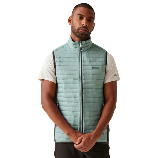 Regatta Mens Andreson Hybrid Padded Jacket (Glacier/Ash) - Image 4