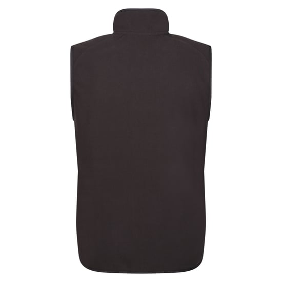 Regatta Mens Navigate Fleece Gilet (Black/Classic Red) - Image 2