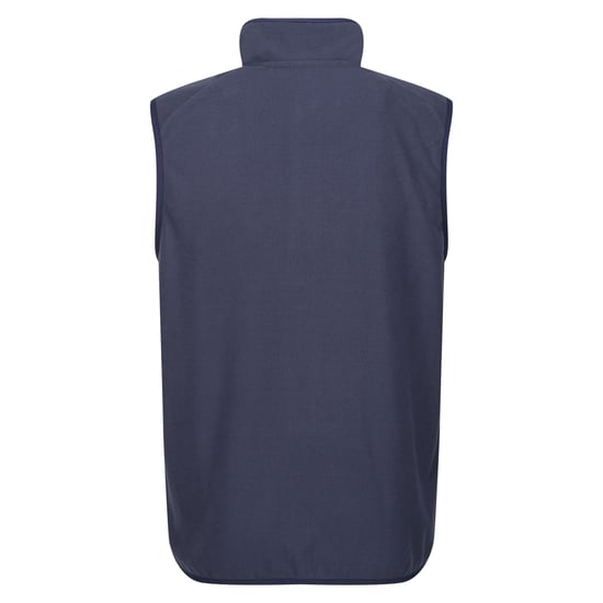 Regatta Mens Navigate Fleece Gilet (Navy/French Blue) - Image 2