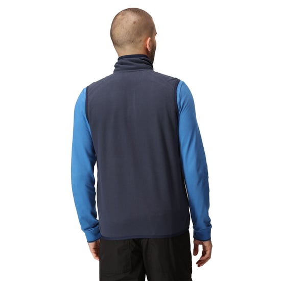 Regatta Mens Navigate Fleece Gilet (Navy/French Blue) - Image 4