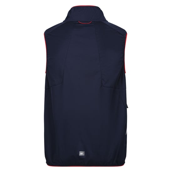 Regatta Mens Lankin VI Softshell Gilet (Navy/Danger Red) - Image 2