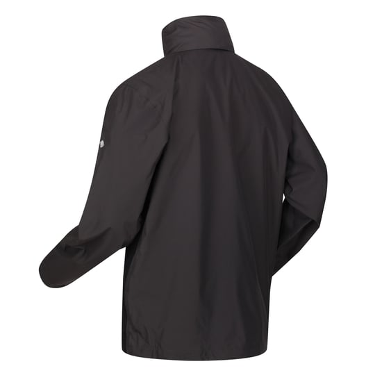 Regatta Great Outdoors Mens Outdoor Classic Matt Hooded Waterproof Jacket (Ash/Black) - Image 3