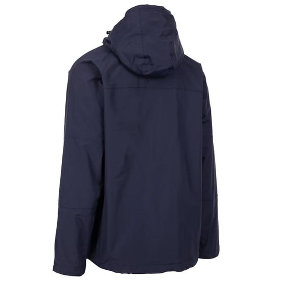 Trespass Mens Corvo Hooded Full Zip Waterproof Jacket/Coat (Navy) - Image 2