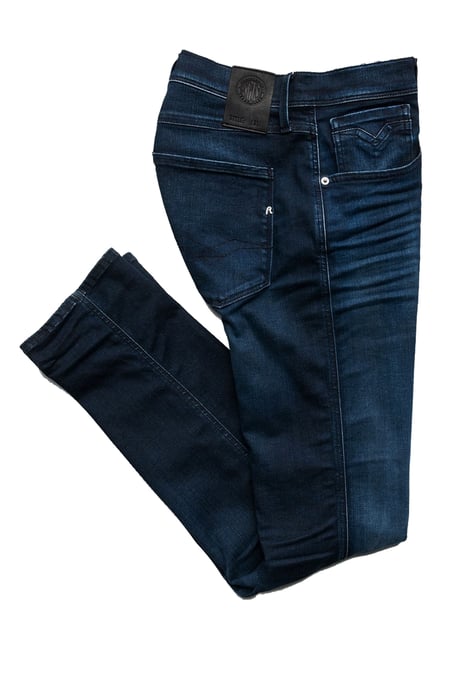 Replay Anbass Hyperflex Clouds Jeans - Denim - Image 5