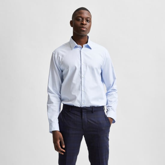 Selected Camisas Regethan Camisa Clásica Azul Claro - Image 2