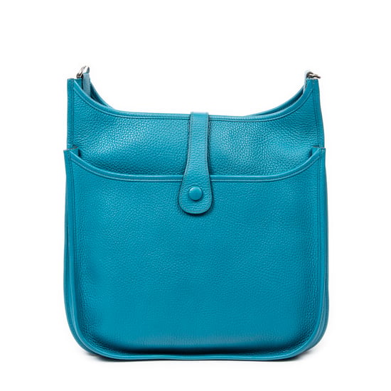 Hermès Evelyne III PM en Zanzíbar azul Piel de becerro - Image 5