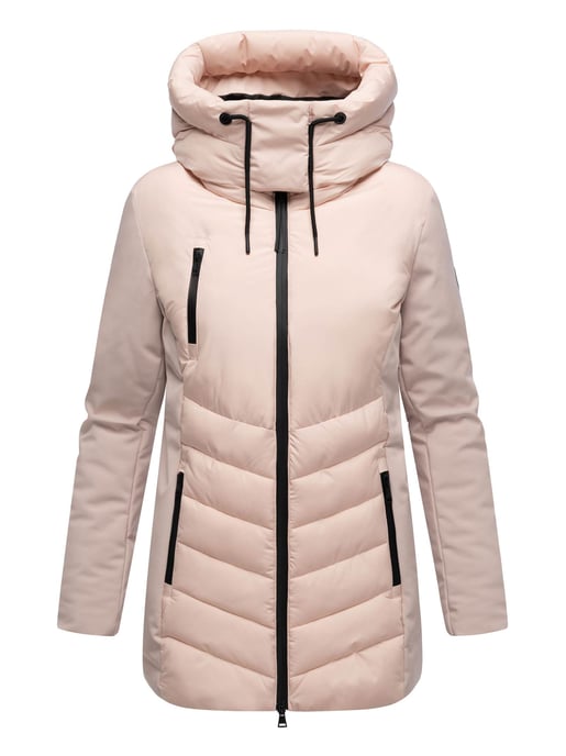 Chaqueta de invierno para mujer Marikoo Tivaa XVI con softshell y capucha desmontable - Image 2