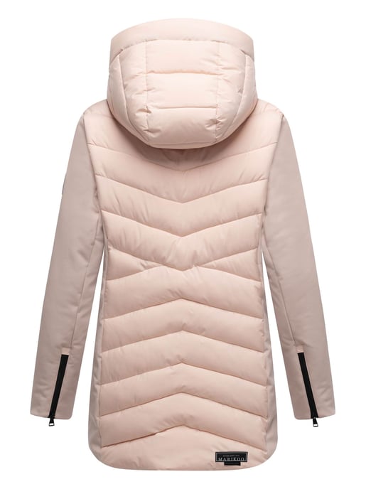 Chaqueta de invierno para mujer Marikoo Tivaa XVI con softshell y capucha desmontable - Image 3