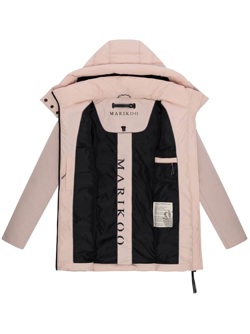 Chaqueta de invierno para mujer Marikoo Tivaa XVI con softshell y capucha desmontable - Image 5