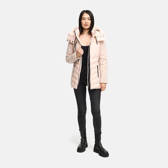 Chaqueta de invierno para mujer Marikoo Tivaa XVI con softshell y capucha desmontable - Image 6