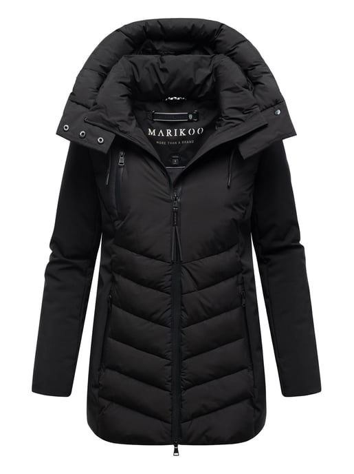 Chaqueta de invierno para mujer Marikoo Tivaa XVI con softshell y capucha desmontable - Image 1